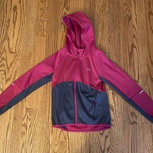 Pink zip jacket girls medium 7/8